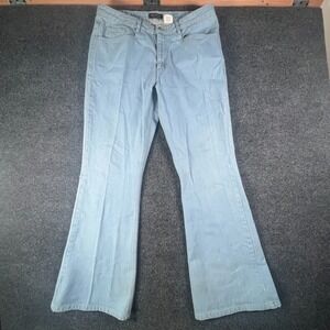 VTG Levi's SilverTab flared Jeans Women 32x31 Blue Denim Cotton Stretch Low Rise